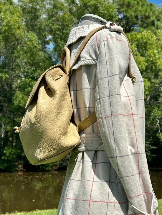 Coach Vintage Sonoma Small Backpack Natural Grain Pebbled Leather 96 Maize 4911 main image 10